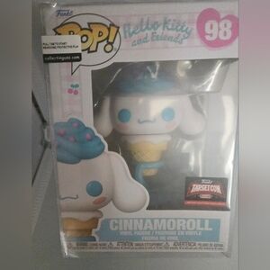 Funko Pop Cinnamoroll with Blue and Yellow Accents